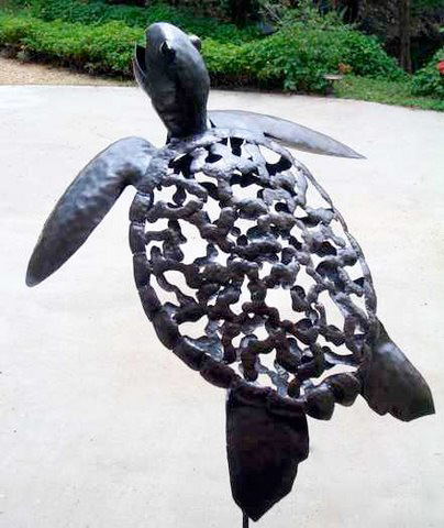 Norman Gitzen Turtle On Stand 480